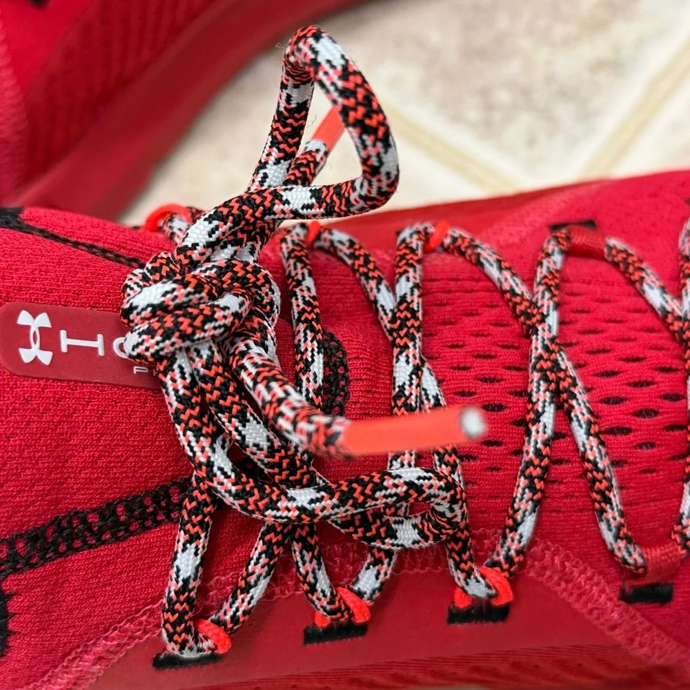 Under Armour Hovr Men's Vibrant Red Athletic Shoes - Picture 11 of 13